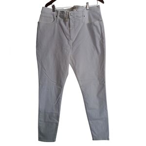 NWT Madewell White 9" High Rise Skinny Jeans Modern Fit 35